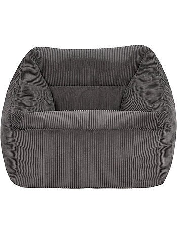 Pouf fauteuil salon natalia en velours côtelé - icon