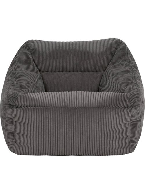 Pouf fauteuil salon natalia en velours côtelé - icon - Kiabi