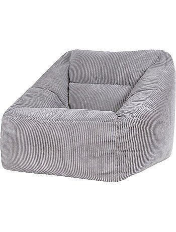 Pouf fauteuil salon natalia en velours côtelé - icon