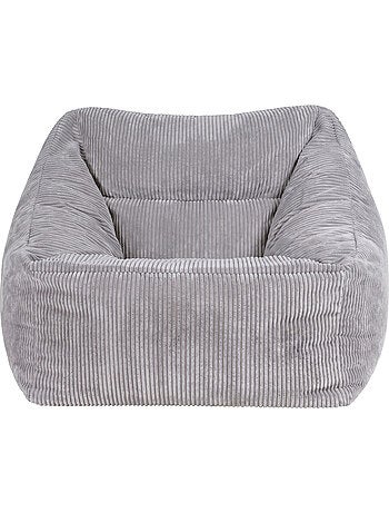 Pouf fauteuil salon natalia en velours côtelé - icon