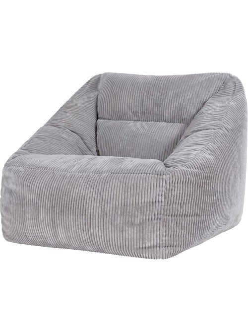 Pouf fauteuil salon natalia en velours côtelé - icon - Kiabi