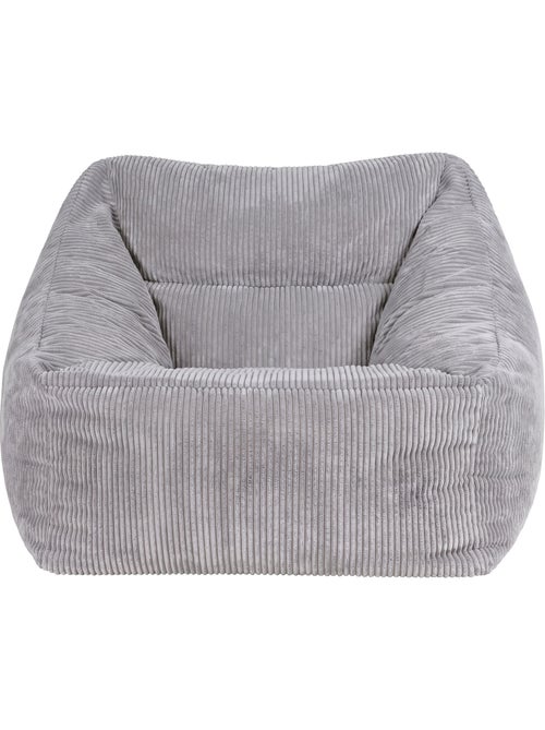 Pouf fauteuil salon natalia en velours côtelé - icon - Kiabi