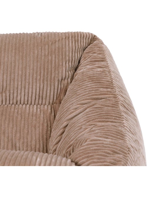 Pouf fauteuil salon natalia en velours côtelé - icon - Kiabi