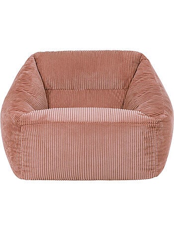 Pouf fauteuil salon natalia en velours côtelé - icon