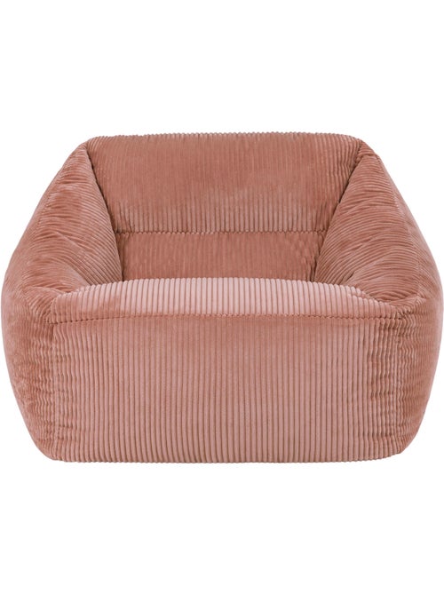 Pouf fauteuil salon natalia en velours côtelé - icon - Kiabi