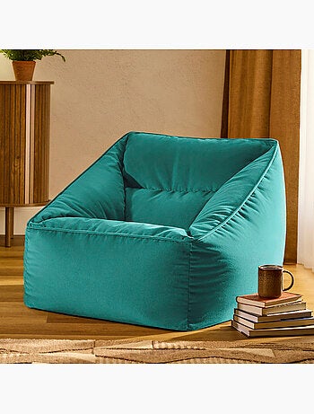 Pouf fauteuil salon natalia en velours mat - icon
