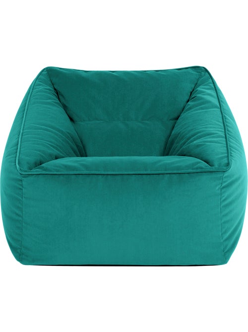 Pouf fauteuil salon natalia en velours mat - icon - Kiabi