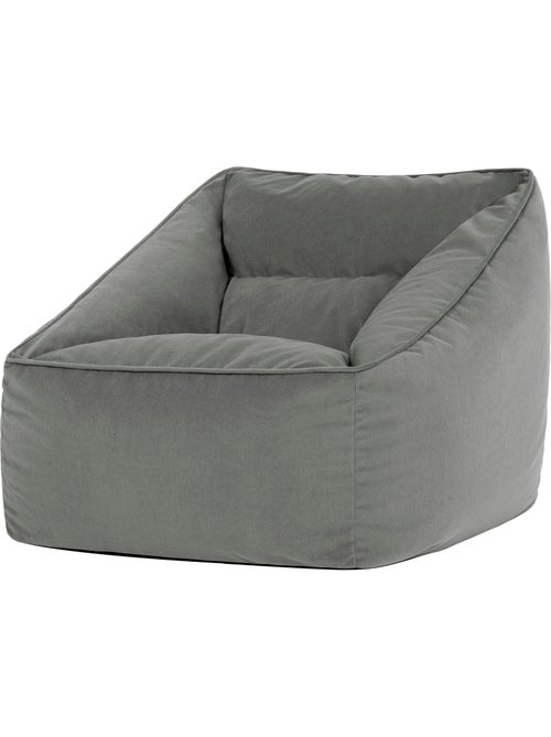 Pouf fauteuil salon natalia en velours mat - icon - Kiabi