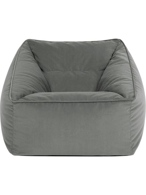 Pouf fauteuil salon natalia en velours mat - icon - Kiabi