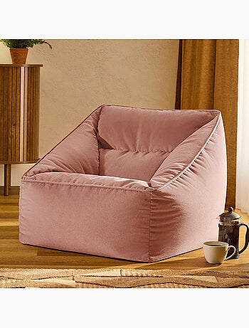 Pouf fauteuil salon natalia en velours mat - icon