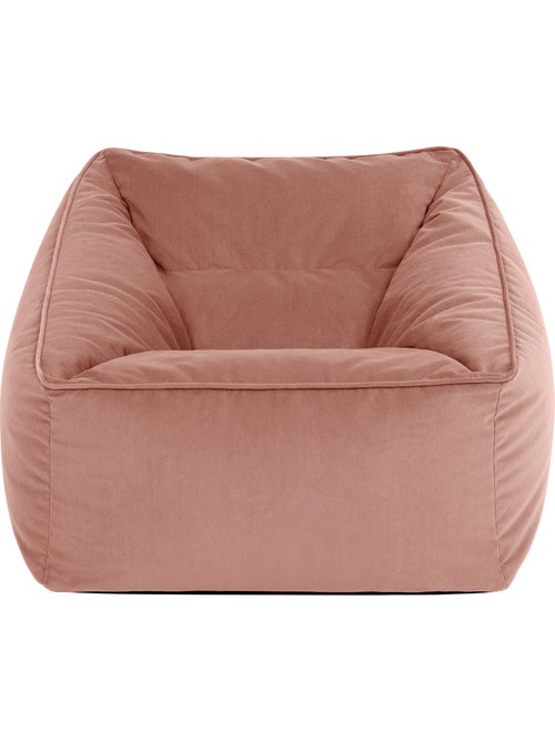 Pouf fauteuil salon natalia en velours mat - icon - Kiabi