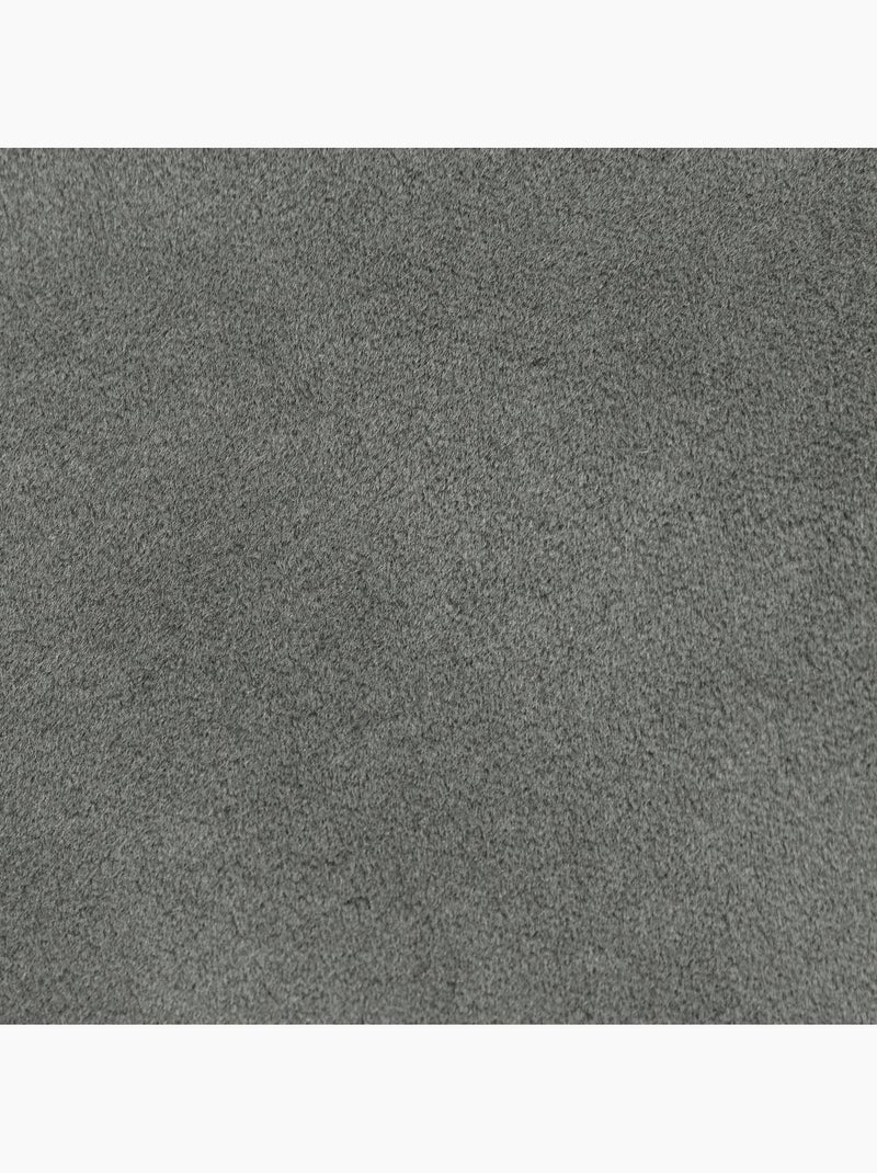 Pouf fauteuil salon natalia et repose-pied rond milano en velours mat - icon gris anthracite - Kiabi