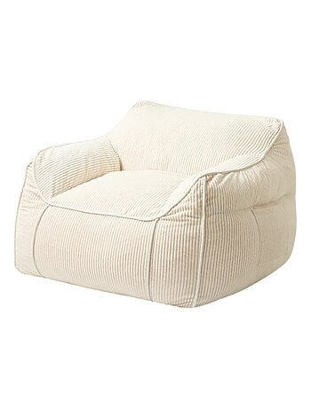 Pouf fauteuil velours côtelé - Bananair