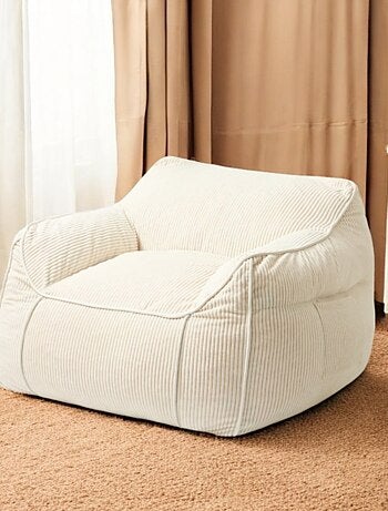 Pouf fauteuil velours côtelé - Bananair
