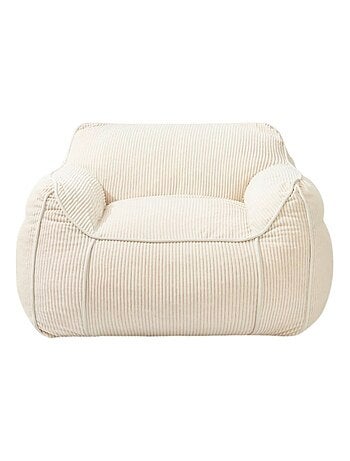 Pouf fauteuil velours côtelé - Bananair