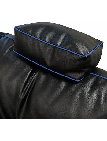 Pouf gaming en similicuir 100x110 cm