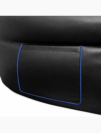 Pouf gaming en similicuir 100x110 cm