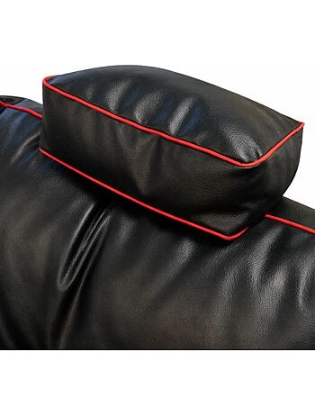 Pouf gaming en similicuir 100x110 cm