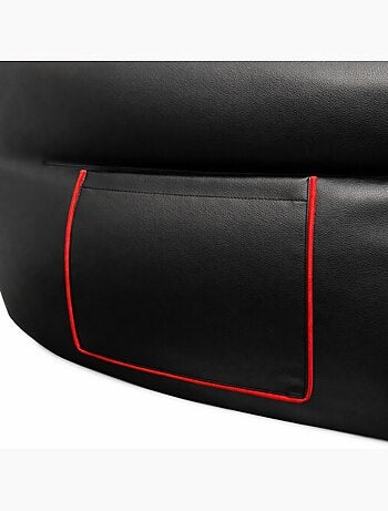 Pouf gaming en similicuir 100x110 cm