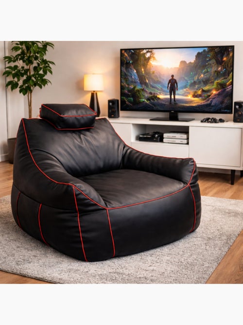 Pouf gaming en similicuir 100x110 cm - Kiabi