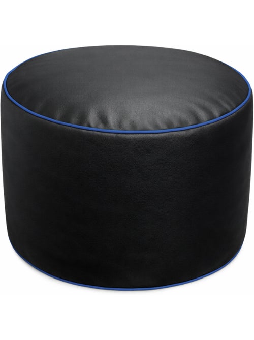 Pouf gaming + repose-pieds en similicuir 100x110 cm - Kiabi