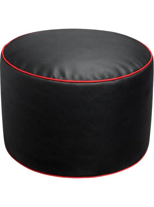 Pouf gaming + repose-pieds en similicuir 100x110 cm - Kiabi