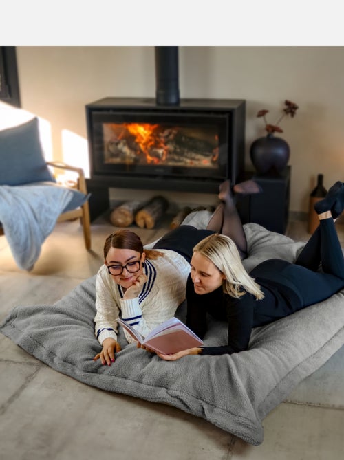Pouf géant XXL, fauteuil d'intérieur déhoussable - Sherpa - Vivezen - Kiabi