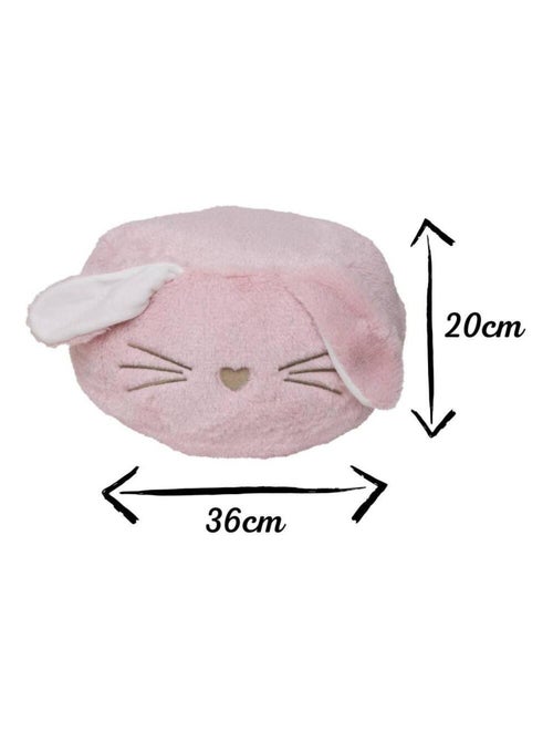 Pouf  lapin en peluche - Enfant - Made in France - Kiabi