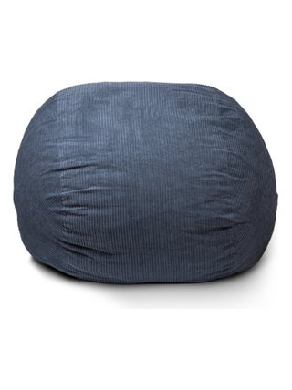 Pouf lit convertible 2en1 bleu foncé