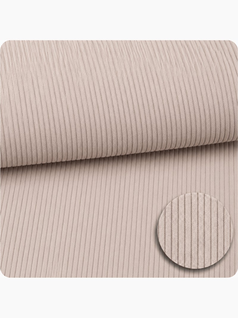 Pouf ours enfant 67x58x50 cm en velours côtelé fin meow baby Beige - Kiabi