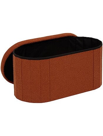 Pouf ovale pliable avec rangement FINK