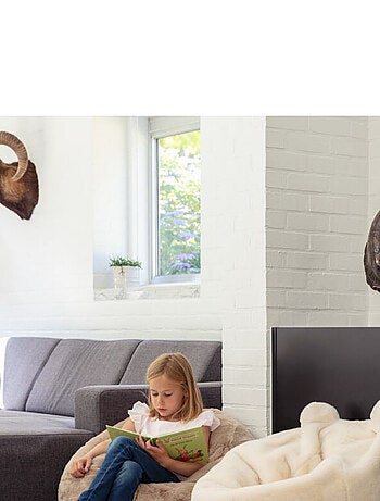 Pouf peluche éléphant Bibib & Co