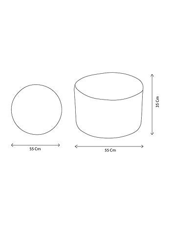 Pouf peluche koala gris Bibib & Co