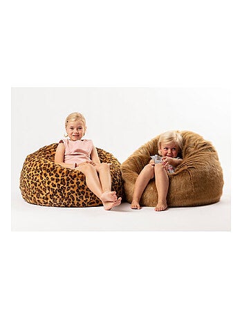Pouf peluche lièvre Bibib & Co