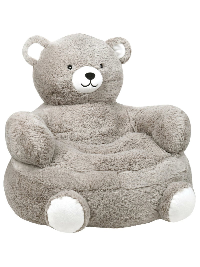 Pouf peluche ours enfant Gris - Kiabi