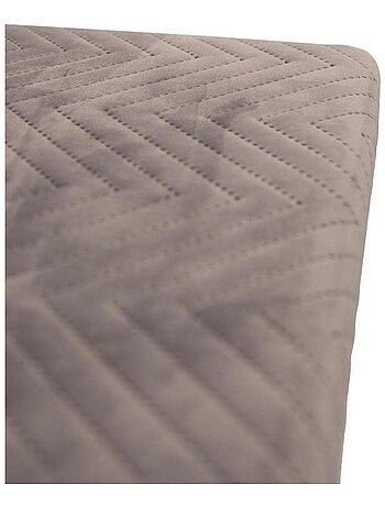 Pouf pliable avec rangement et tiroirs velours