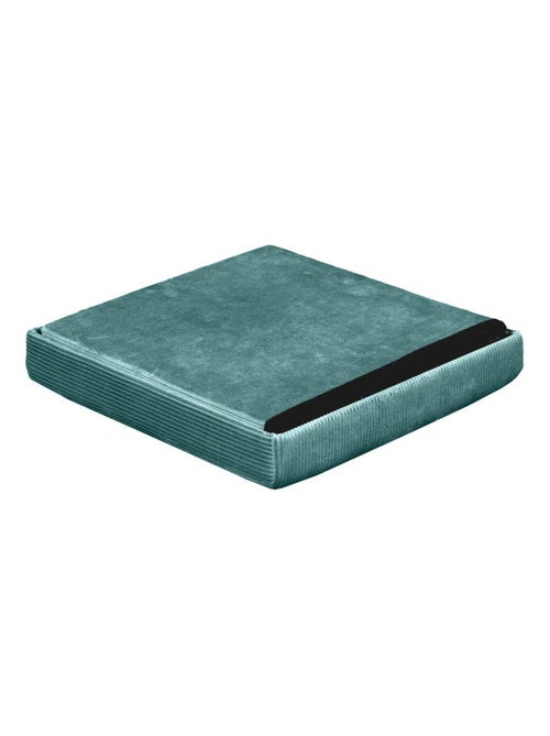 Pouf pliable coffre de rangement velours côtelé - Kiabi