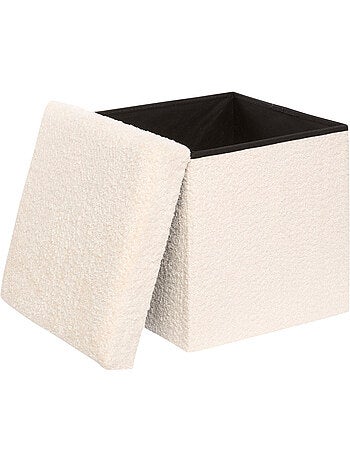 Pouf Pliable Coffre Soana Kaki 38x38cm