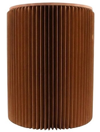 Pouf pliable en carton avec assise h38xd30cm