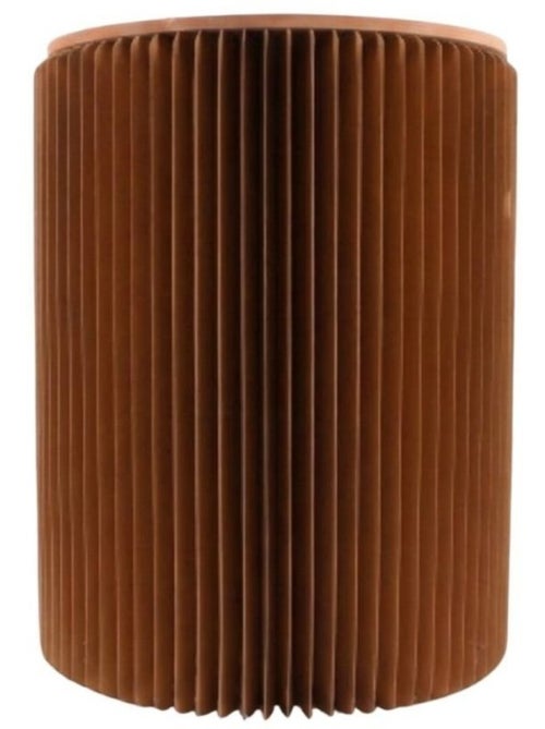 Pouf pliable en carton avec assise h38xd30cm - Kiabi Pouf pliable en carton avec assise h38xd30cm - Kiabi