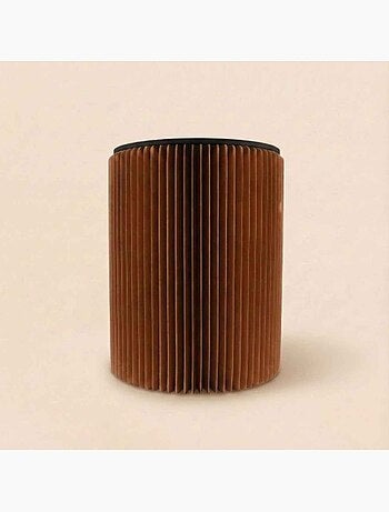 Pouf pliable en carton avec assise h38xd30cm