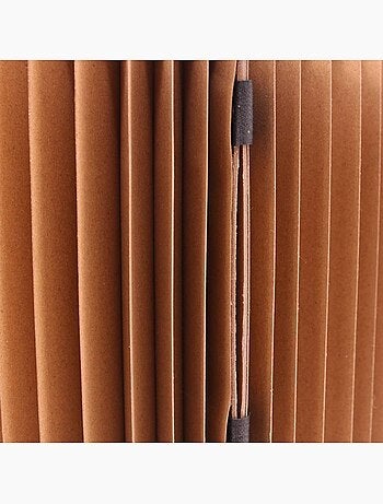 Pouf pliable en carton avec assise h38xd30cm