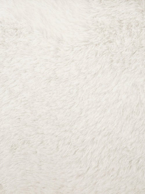 Pouf pliable en fourrure - Kiabi