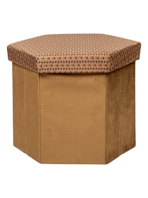 Pouf pliable hexagonal - Kiabi