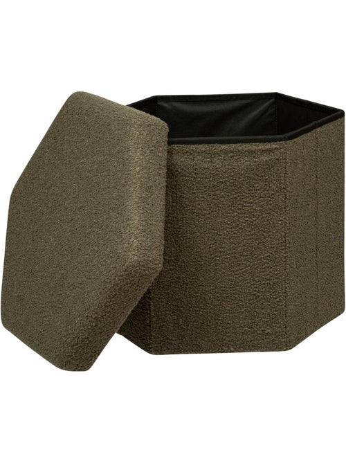 Pouf pliant bouclette JAIKO - Kiabi Pouf pliant bouclette JAIKO - Kiabi