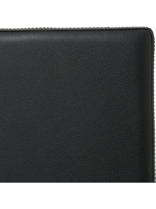 Pouf pliant coffre de rangement aspect cuir AKENO - Kiabi
