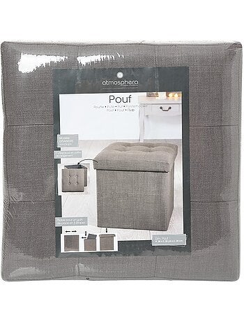 Pouf coffre pliant LYSANDRE