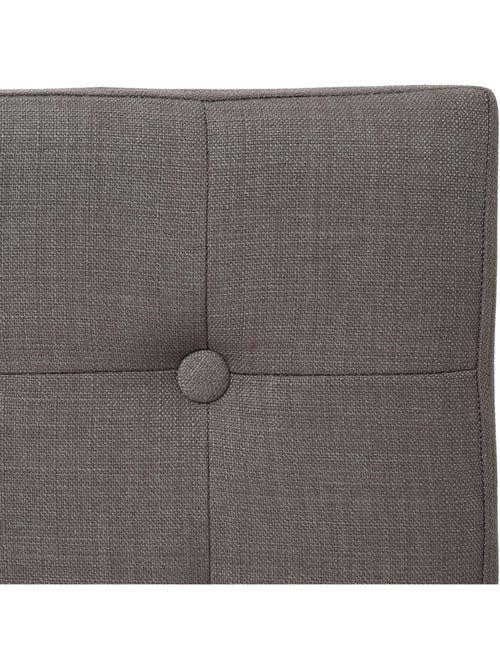Pouf pliant coffre de rangement capitonné en velours LYSANDRE - Kiabi