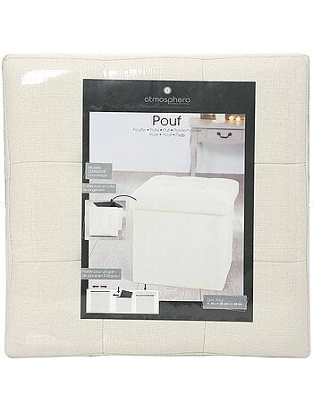 Pouf coffre pliant LYSANDRE