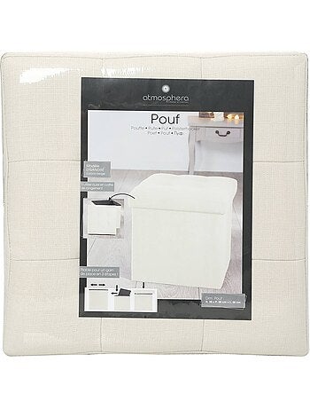 Pouf coffre pliant LYSANDRE